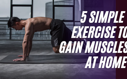 5 Easy Exercises To Gain Muscle at Home